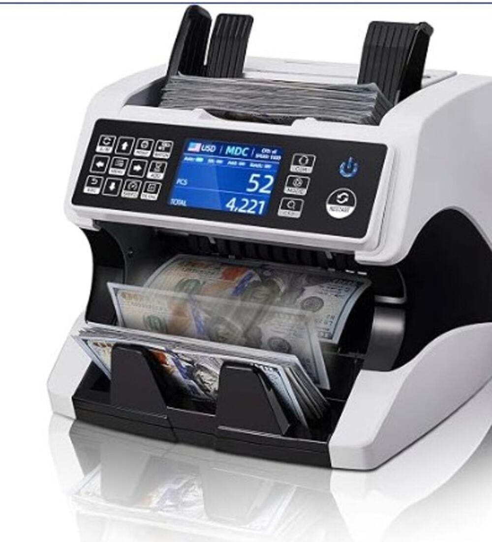 MUNBYN IMC01 Bank Grade Money Counter Machine Mixed Denomination
